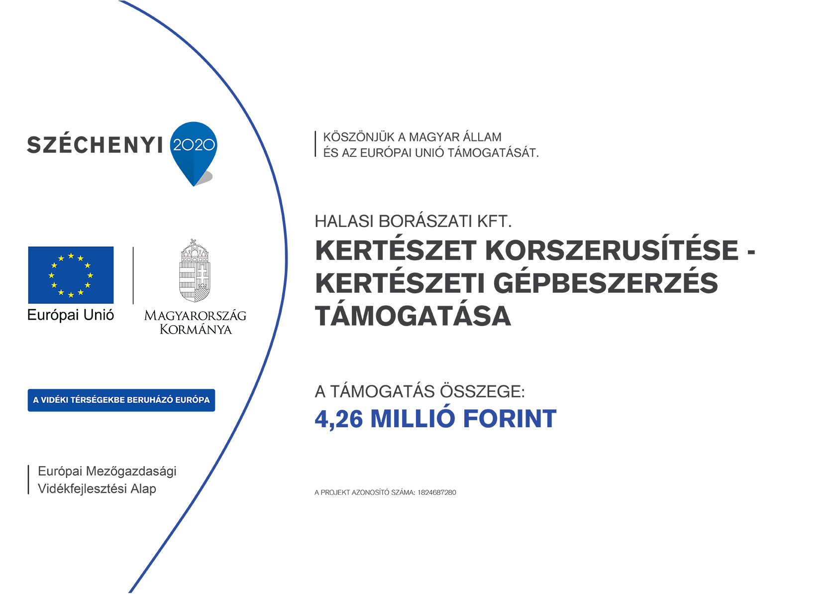 Borászat termékfejlesztésének és erőforrás-hatékonyságának támogatása